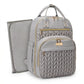Diaper Bag Backpack with Changing Pad Multi Pocket Bag Stroller Strap Large Capacity Maternity Organizer 12x9x16.7in