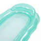 Pink Inflatable Pool Float with Mesh Center and Pillow Headrest