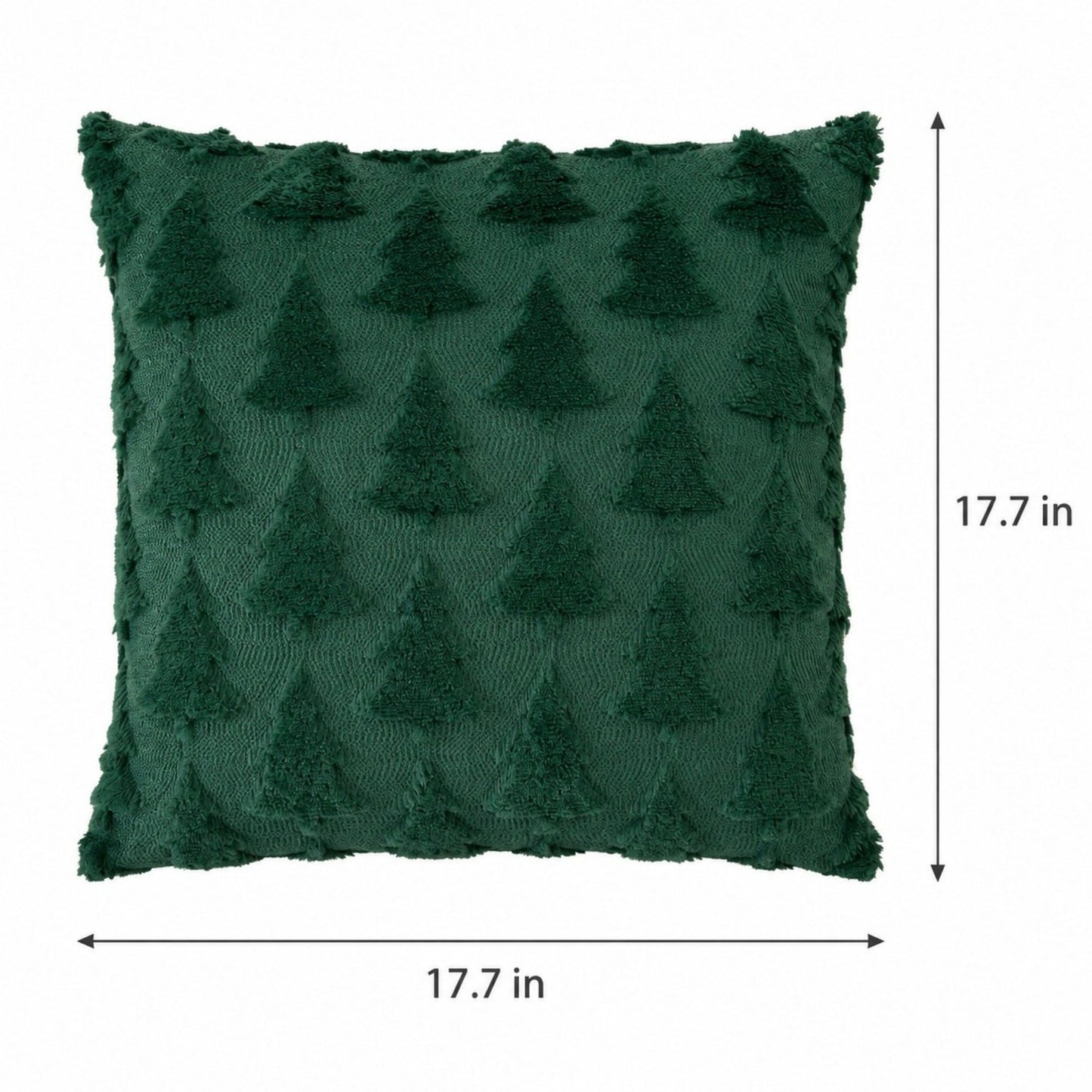 2pc Christmas Tree Pillow Covers 17.7 x 17.7 in