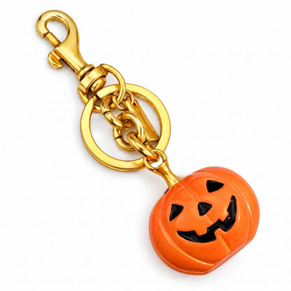 Halloween Pumpkin Keychain and Bag Charm