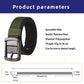 Reversible Belt - Adjustable Military-Style Belt with Stainless Steel Buckle