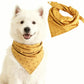 Pet Bandana Collar Soft Adjustable Classic Print Scarf with Tie Closure Everyday Neckwear