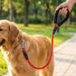 Pet Dog Leash Adjustable Nylon Rope with Comfortable Handle and Metal Clip for Small Medium Dogs