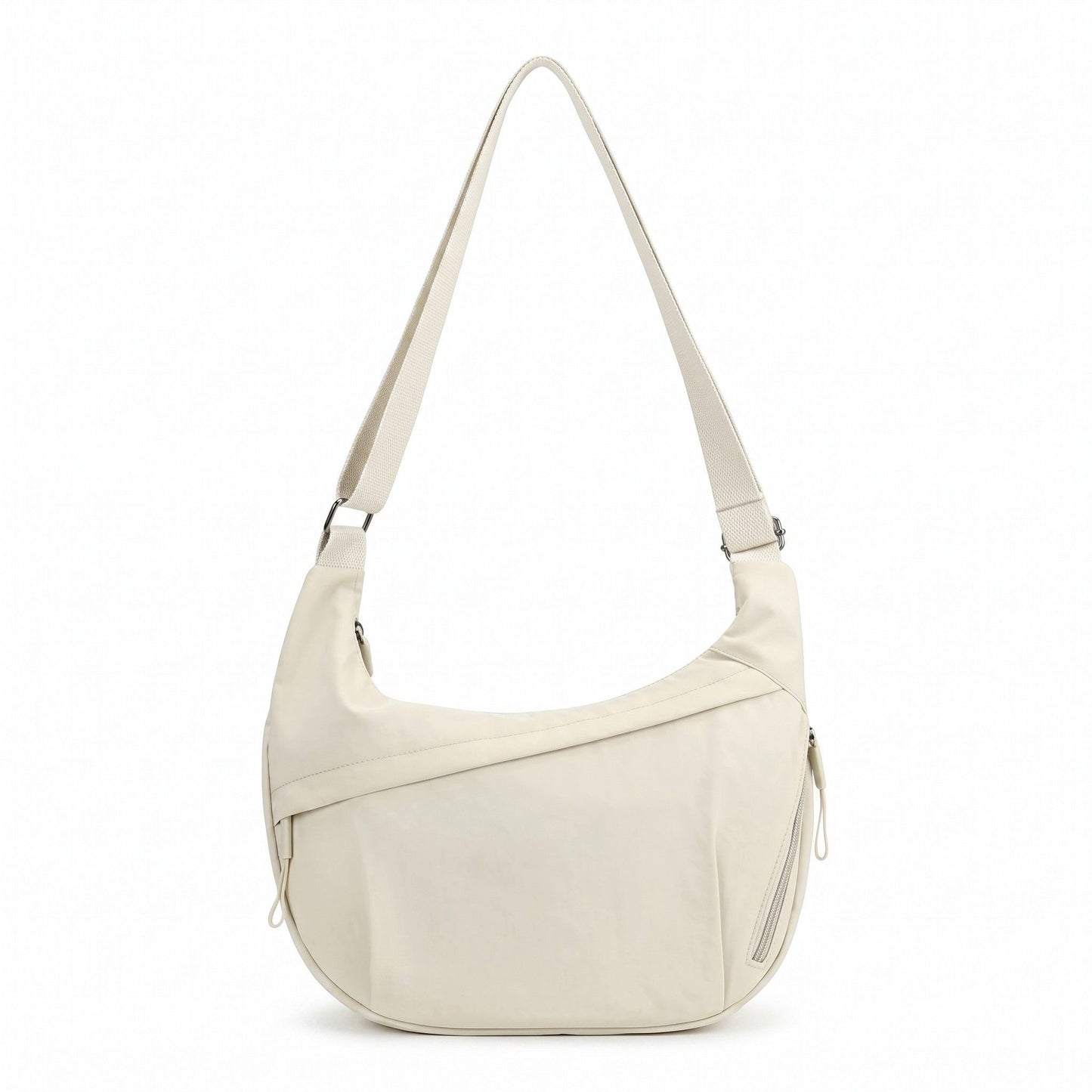 Nylon Crossbody Bag with Adjustable Strap Lightweight Shoulder Sling Bag with Zip Pockets