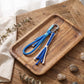 Carabiner Braided Cord Backpack Charm Keychain