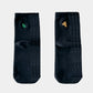 3-Pair Fuzzy Crew Sock Set with Cute Embroidery US 5¨C10