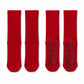 Grip Crew Socks 2 Pair Pack Ribbed Stripe Design