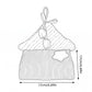 Hanging Tissue Holder House Shape Soft Fabric Tissue Dispenser