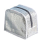 Checkered Insulated Lunch Bag Reusable Zipper Tote with Front Pocket