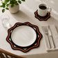 Woven Cotton Cord Octagonal Placemat and Coaster 2-Piece Set
