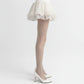 Sheer Star Pattern Tights with Sparkle Detailing and Stretch Mesh Fit