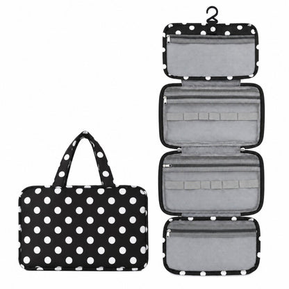 Hanging Toiletry Bag with Hook and Makeup Organizer