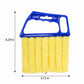 4-Piece Microfiber Blind Duster Set with Handheld Slat Cleaning Handles for Window Blinds and Vents