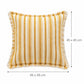 Striped Fringe Decorative Throw Pillow Cover Set of 2