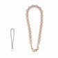 Beaded Wrist Strap with Clasps for Phones and Bags