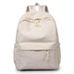 Lightweight Crinkle Multi-Pocket Backpack with Padded Straps and Side Pockets