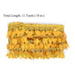 Sewing Fringe Trim, 11 Yards Leaf Tassel Sequin Trim Metallic Braided Lace Ribbon for DIY Craft Party Costume Curtain Decoration