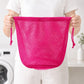 2-Pack Mesh Drawstring Shower Bags, Large and Small Travel Organizer Set