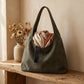Faux Suede Hobo Shoulder Bag Large Soft Slouchy Tote