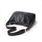 Faux Leather Hobo Shoulder Bag with Adjustable Strap and Zip Pocket