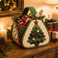 Christmas Santa Quilted Carry Basket DIY Sewing Kit