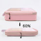 Travel Packing Cubes Set with Mesh Front Panel Zipper Storage Bags Lightweight Luggage Organizer Multi Size Set
