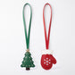2 Piece Christmas Bag Charm Set with Hanging Loops