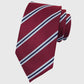 Men's Polyester Filament Tie with Striped Texture - Formal/Casual Necktie for Business, Weddings & Daily Wear