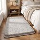 Plush Shag Bath Mat with Soft Pile Texture and Non Slip Backing