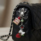 Dessert Charm Keychain with Strawberry Pendant Cake Detail Star Clip Bag Charm Key Ring Accessory