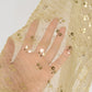 Sequin Sheer Scarf Lightweight Sparkly Shawl Wrap