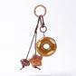 2-Piece Womens Multi-Charm Accessory with Hanging Clip and Character Design