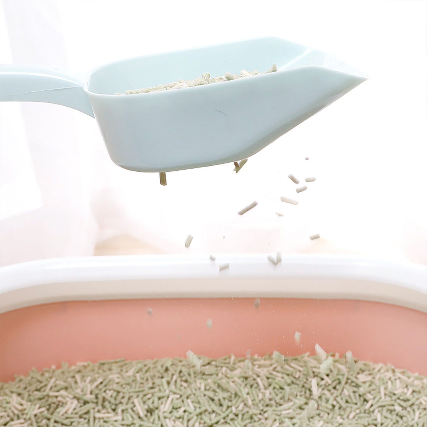 Cute Cat Litter Scoop - High-Capacity Sifter Shovel with Comfortable Handle