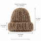 Fuzzy Knit Beanie Hat Soft Plush Cuffed Winter Cold Weather Cap