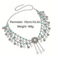 Tassel Metal Waist Chain Adjustable Layered Body Belt Statement Waist Jewelry
