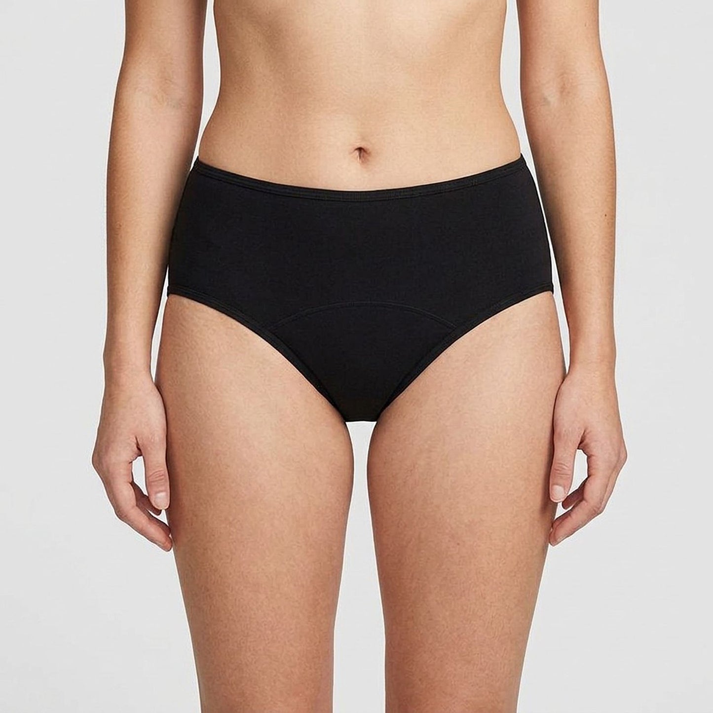 3 Pack Solid Color Brief Underwear with Wide Waistband