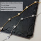 Women's Titanium Steel Zirconia Bracelet Adjustable Chain with Sparkling Stone Accents