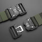 Tactical Nylon Belt - Heavy-Duty Quick-Release Buckle Belt for Outdoor, Casual & Everyday Wear