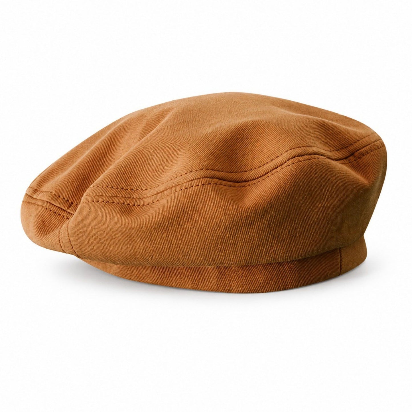 Men's Classic Flat Cap Fine Ribbed Ivy Newsboy Driving Hat