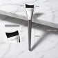 2 Piece Angled Makeup Brush Set with Firm Synthetic Bristles for Foundation Contour and Precision Face Makeup
