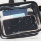 Women's Chic Transparent Crossbody & Messenger Bags with Decorative Scarf