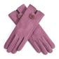 Pom Pom Detail Full Finger Gloves with Soft Textured Finish
