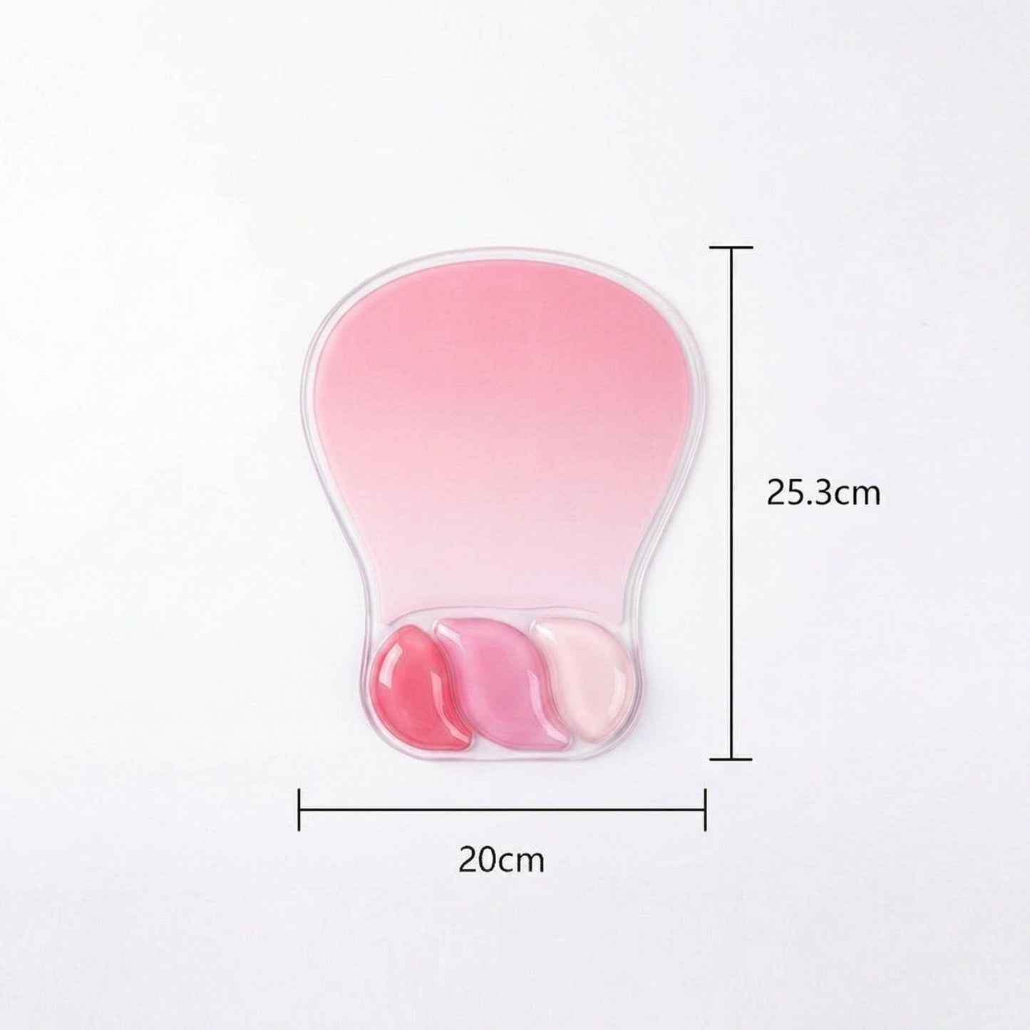 Ergonomic Gel Mouse Pad with Wrist Support Cooling Cushion Non Slip Desk Pad Smooth Surface