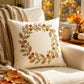 Autumn Tassel Throw Pillow Cover Square Decorative Cushion Cover