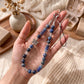 Beaded Phone Wrist Strap with Butterfly Charm