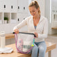 Mesh Wet Dry Crossbody Beach Bag with Adjustable Strap