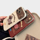 Cute Puppy Graphic Phone Case Slim Protective Cover Playful Design