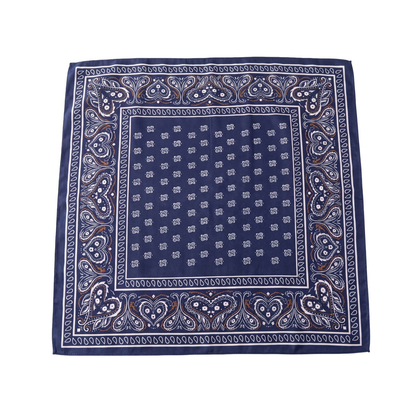 Paisley Print Square Bandana Scarf for Hair Neck and Bag Accessories 26.8¡Á26.8 Inches