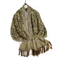 Jacquard Paisley Shawl Scarf with Elegant Fringe Hem 71¡Á27.5 Inches