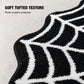 Halloween Spider Web Shaped Bath Mat Nonslip Accent Rug 15.7 x 23.6 Inches